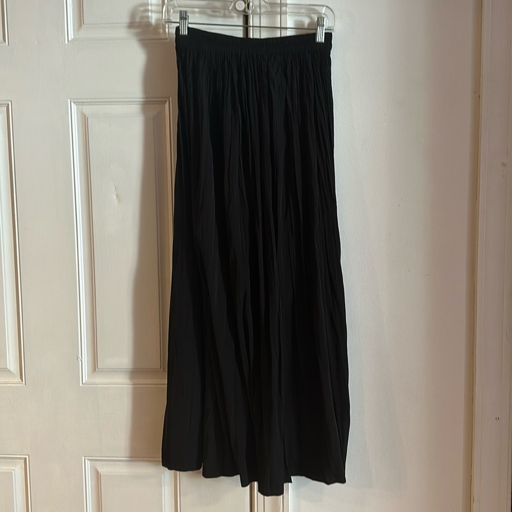 Wide, leg, cotton, crinkle pants